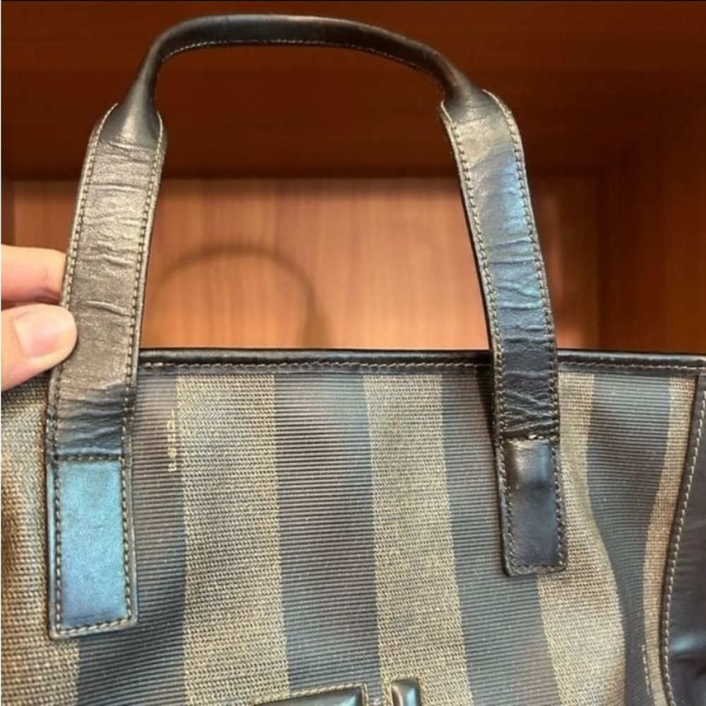 Authentic Vintage FENDI Calfskin Pequin Stripe “RARE VINTAGE”❣️ - Picture 5 of 9